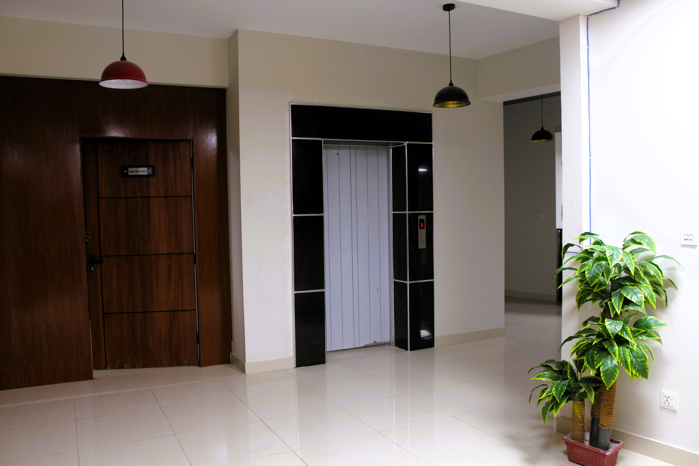 Reception and lobby area